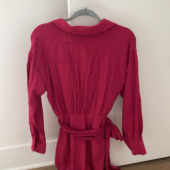 Zara fuchsia wrap dress - Picture 4 of 4